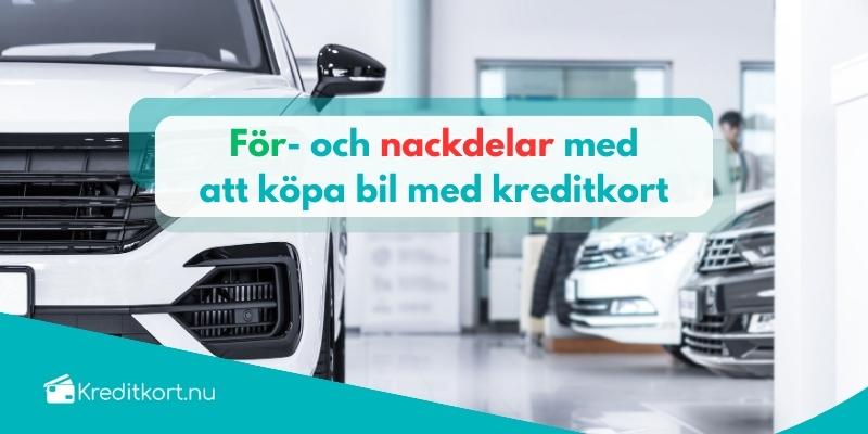 Köpa bil med kreditkort