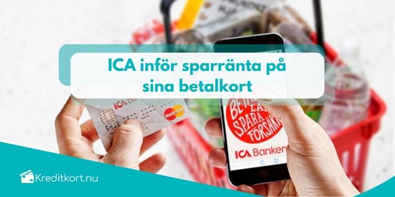 ICA inför sparränta