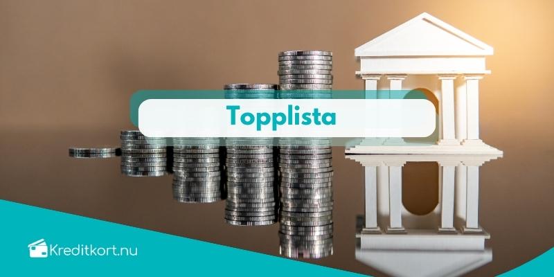 Topplista på bästa bankerna