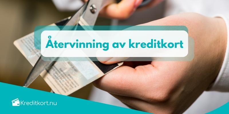 Återvinning av kreditkort