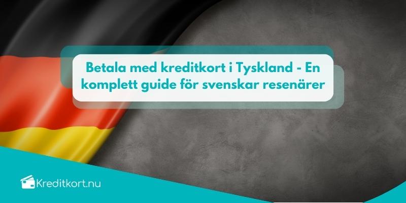 Kreditkort i Tyskland