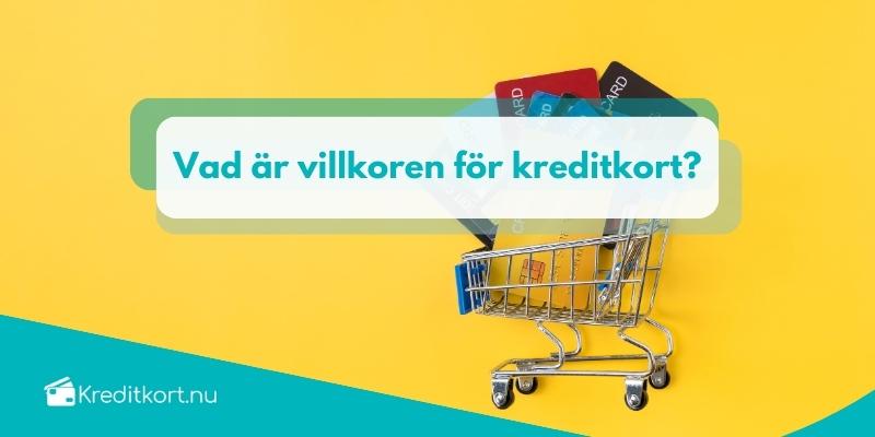 Villkor kreditkort