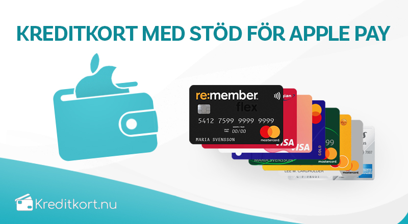 Bäst kreditkort med Apple Pay i Sverige