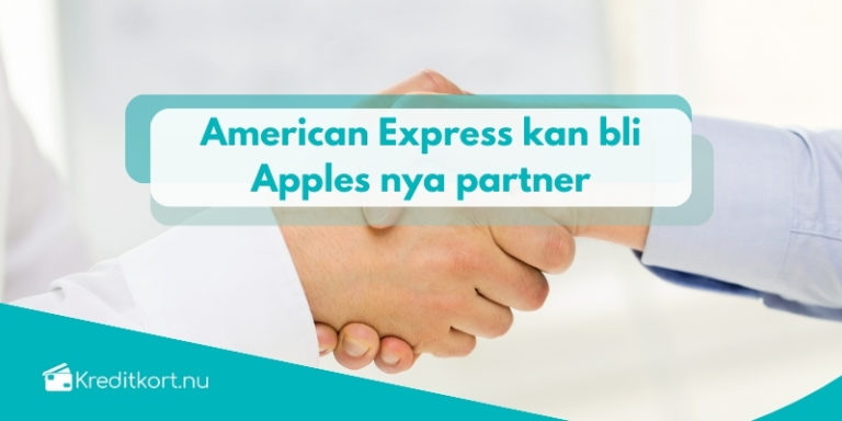 American Express kan bli Apples nya partner